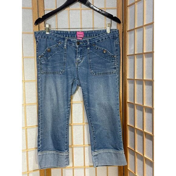 The Limited Drew Jeans Sz 8 Clamdiggers - Picture 2 of 11